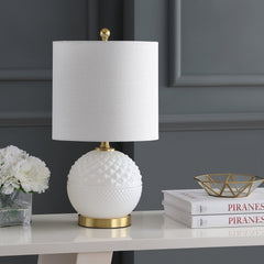 Julienne Glass/Metal LED Table Lamp - Table Lamps