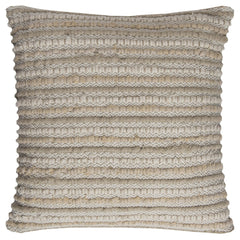 Knife Edge Woven Stripe Decorative Throw Pillow - Decorative Pillows