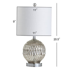 Krister Glass/Metal LED Table Lamp - Table Lamps