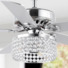 Kristie-Light-Crystal/Metal-Modern-Glam-Drum-LED-Ceiling-Fan-With-Remote-Fans