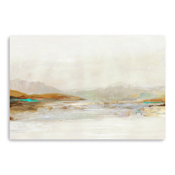 Lake in the Fog Canvas Giclee - Wall Art