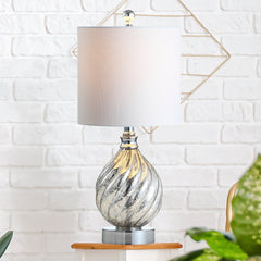 Lawrence Glass/Metal LED Table Lamp - Table Lamps