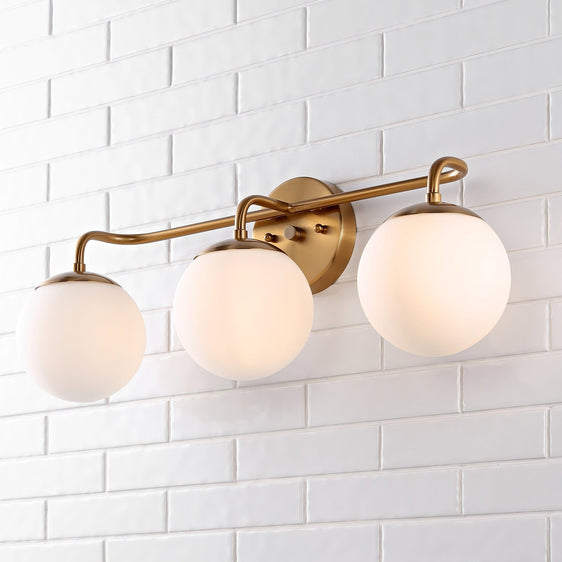 Louis-Parisian-Globe-Light-Metal/Frosted-Glass-Modern-Contemporary-LED-Vanity-Vanity-Lights