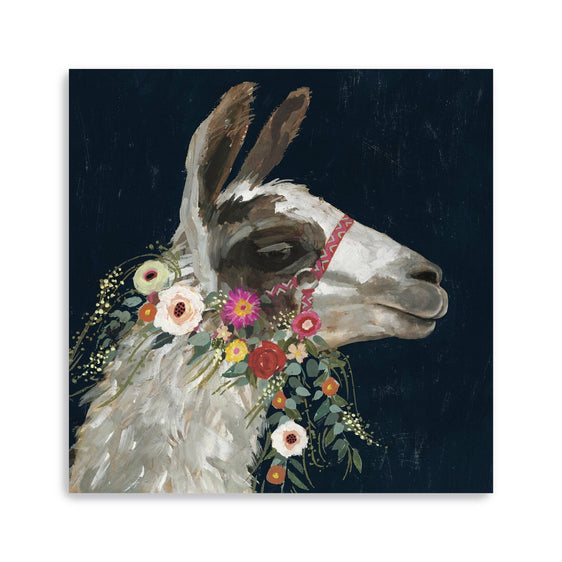 Lovely-Llama-I-Canvas-Giclee-Wall-Art-Wall-Art
