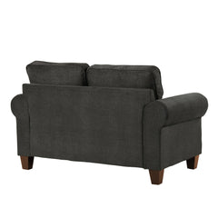 Loveseat with Microfiber Upholstered and Nailhead Trim - Sofas