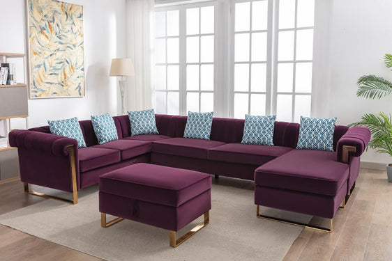 Maddie-Velvet-7-Seater-Sectional-Sofa-Reversible-with-Storage-Ottoman-and-6-Pillows-Sofas