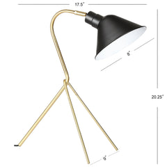 Mae Brass LED Task Lamp - Table Lamps