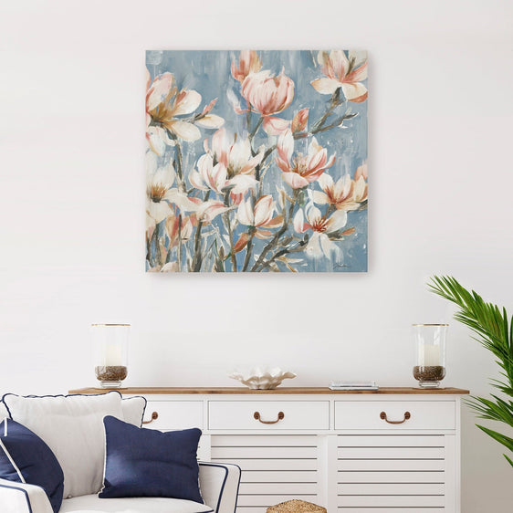 Magnolias in Bloom V2 Canvas Giclee - Wall Art