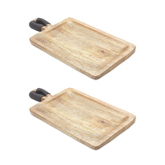 Mango-Wood-Cutting-Board-Style-Tray,-Set-of-2-Serveware