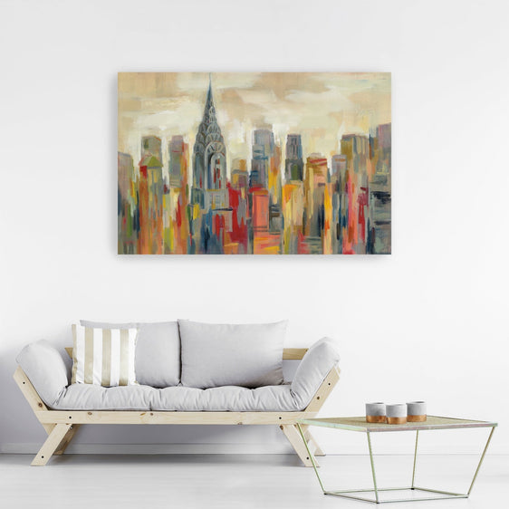 Manhattan The Chrysler Building Canvas Giclee - Wall Art