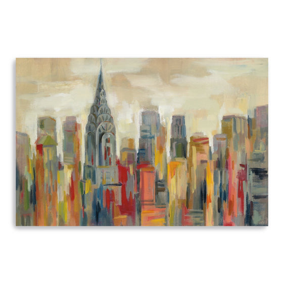 Manhattan-The-Chrysler-Building-Canvas-Giclee-Wall-Art-Wall-Art