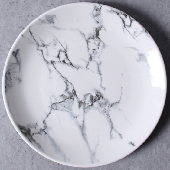 Marble Round Plate 6" - Plates