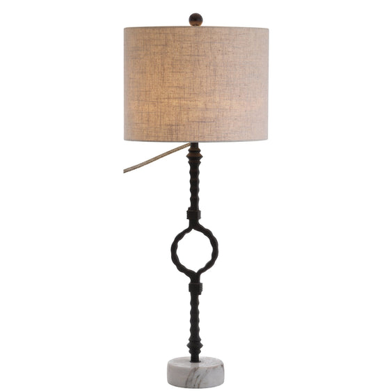 Mercer Metal/Marble LED Table Lamp - Table Lamps