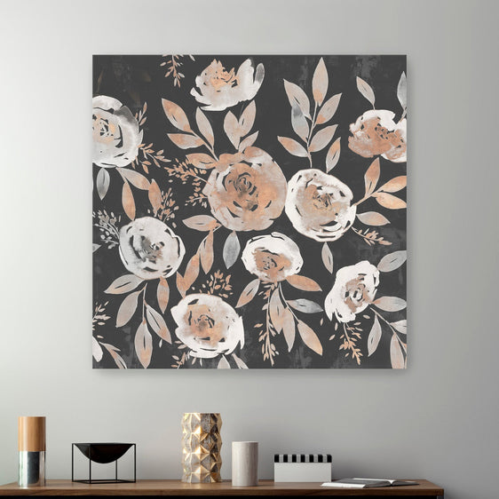 Midnight Blooms Canvas Giclee - Wall Art