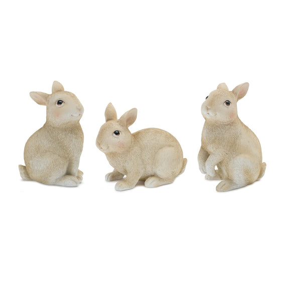 Mini-Bunny-Rabbit-Figurine,-Set-of-12-Outdoor-Decor