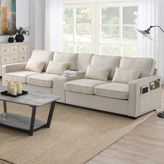 Mitchell-Upholstered-Sofa-with-Console-and-4-Pillows-Sofas