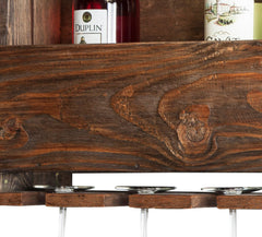 Modesto - Reclaimed Wood Wine Rack - Shelves
