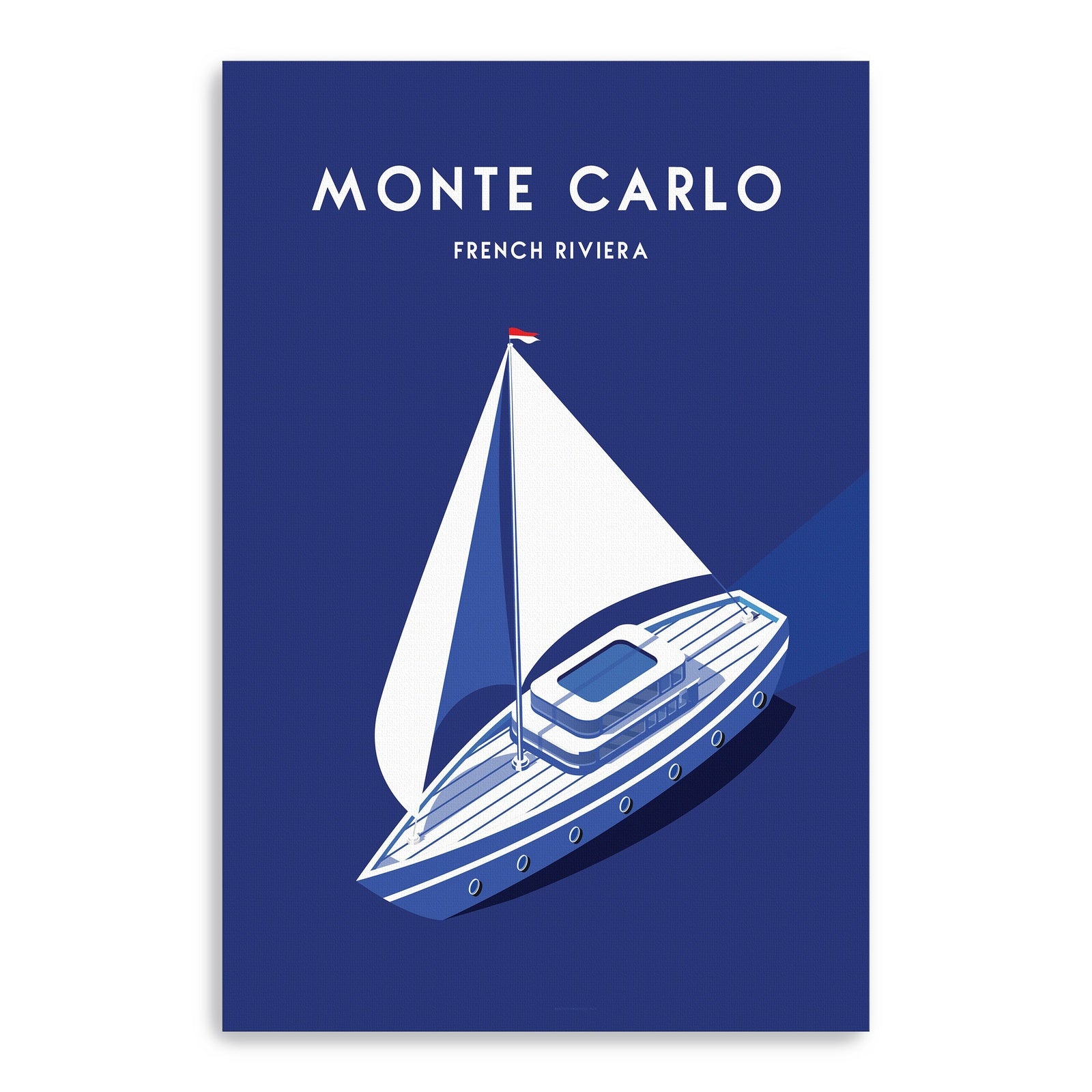 Monte Carlo Canvas Giclee - Wall Art