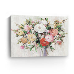 Multi Floral Canvas Giclee - Wall Art