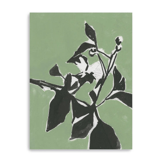 Naive-Floral-Silhouette-I-Canvas-Giclee-Wall-Art-Wall-Art