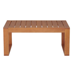 Natural Grafton Eucalyptus Wood 39 1/2" Coffee Table - Outdoor Tables
