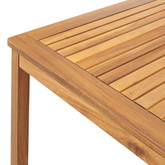Natural Okemo Acacia Wood Outdoor Dining Table - Outdoor Dining