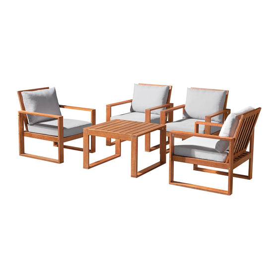 Natural-Weston-Eucalyptus-Wood-5-piece-Set-with-Set-of-4-Outdoor-Chairs-and-Cocktail-Table-Outdoor-Seating