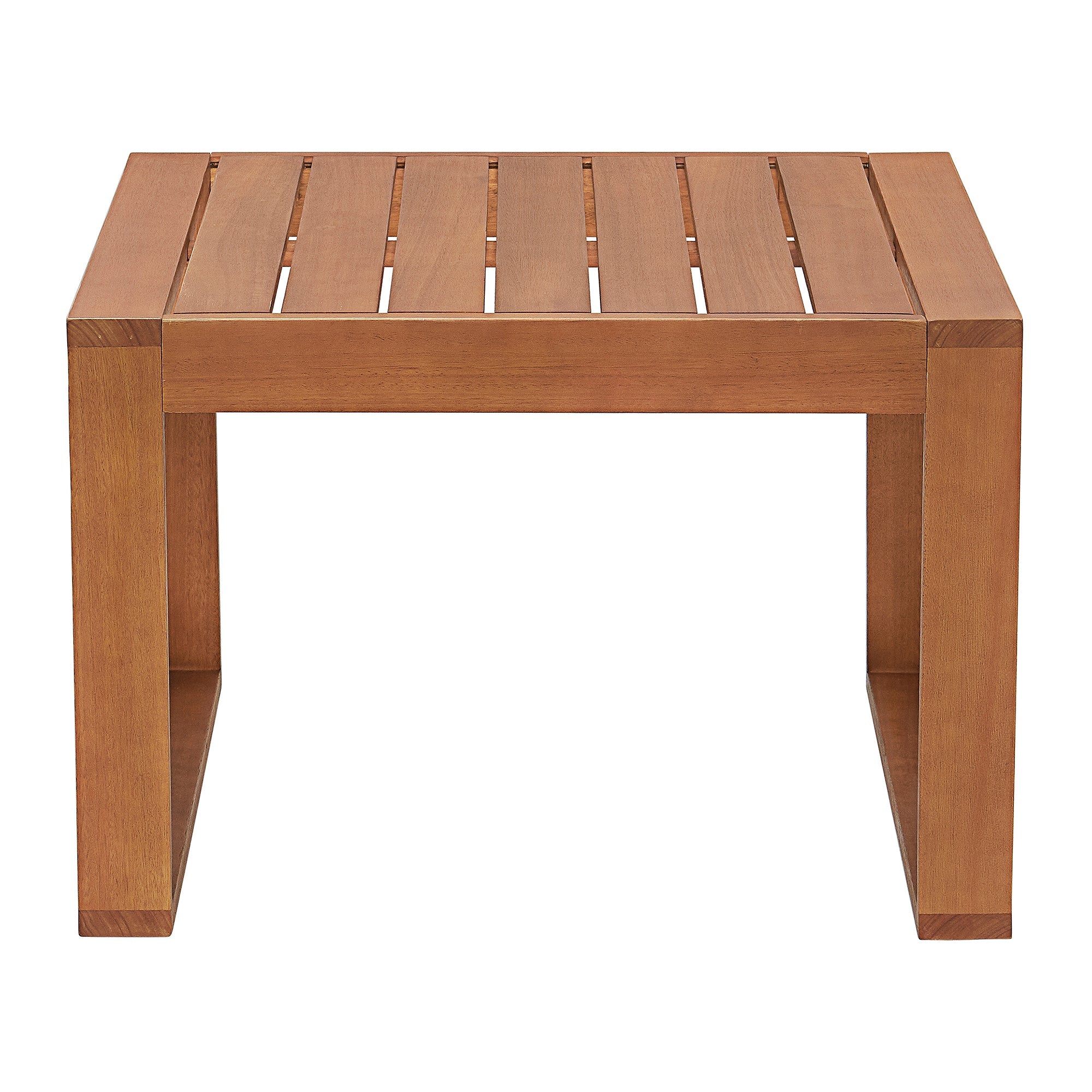 Natural Weston Eucalyptus Wood Cocktail Table - Outdoor Tables