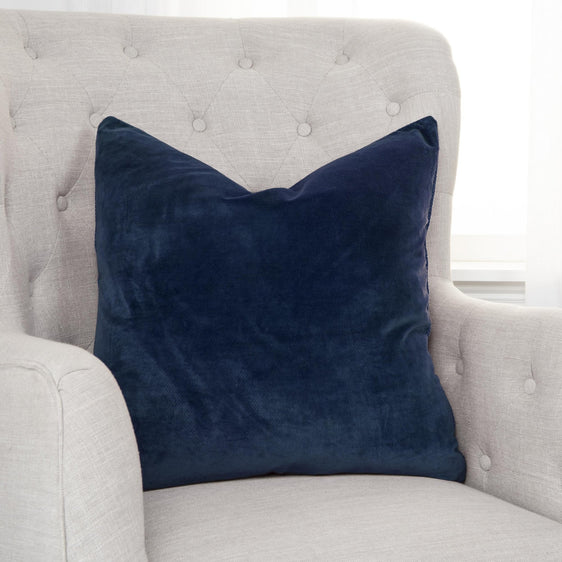 Navy-Blue-Velvet-Woven-Decorative-Throw-Pillow-Decorative-Pillows