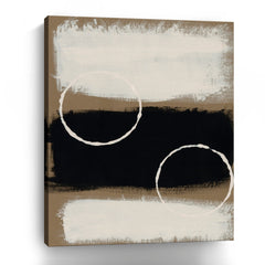 Neutral Rings I Canvas Giclee - Wall Art