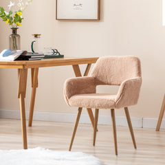 Niche-Mid-Century-Dining-Chair-with-Faux-Fur-and-Steel-Leg-Dining-Chairs