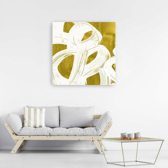 Olive Helix VII Canvas Giclee - Wall Art