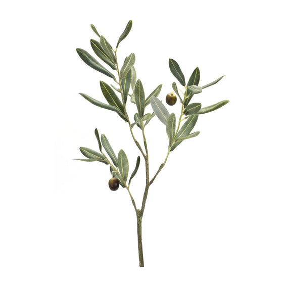 Olive-Leaf-Branch-Spray,-Set-of-6-Faux-Florals