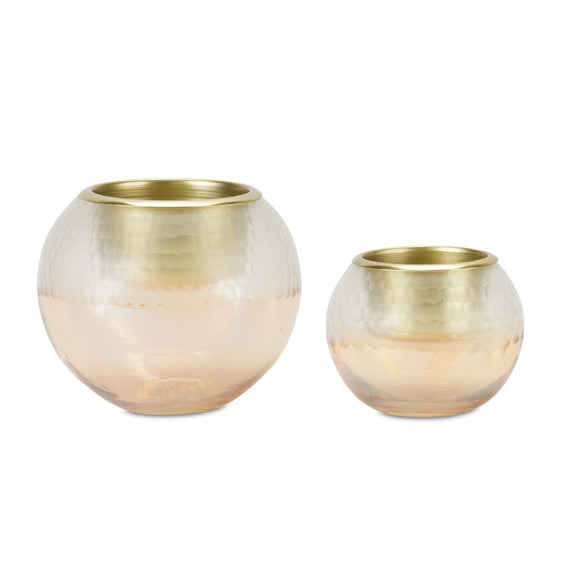 Ombre Glass Votive Candle Holder (Set of 2) - Candles and Accessories