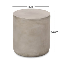 Outdoor Concrete Side Table - Outdoor Tables