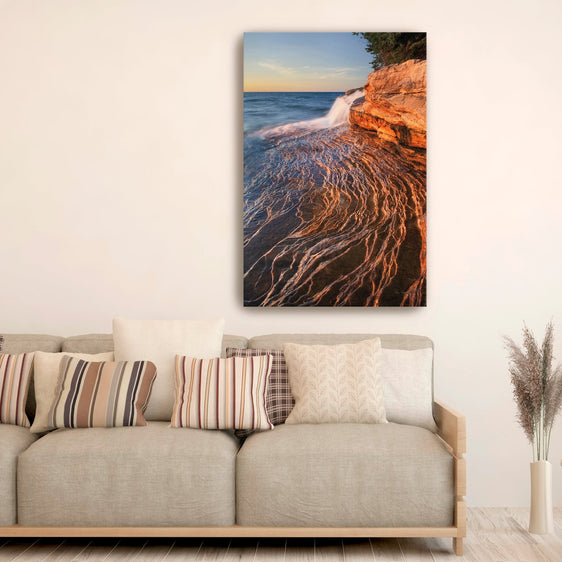 Pictured Rocks Michigan I Canvas Giclee - Wall Art