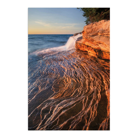 Pictured-Rocks-Michigan-I-Canvas-Giclee-Wall-Art-Wall-Art