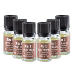 Pier-1-Amber-Musk-Fragrance-Oil-Set-of-6-Fragrance-Oil