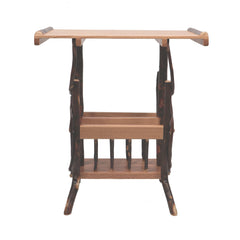 Pier 1 Amish Handmade Hickory and Oak Magazine Rack End Table - Pier 1