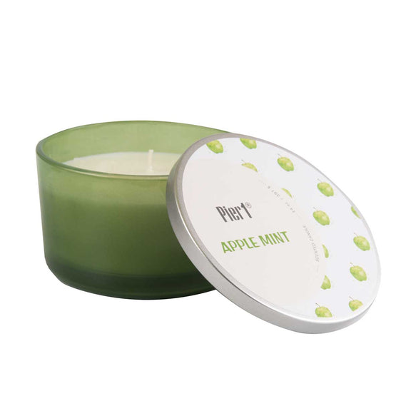 Pier-1-Apple-Mint-Filled-3-Wick-14oz-Candle-3-Wick-Candles