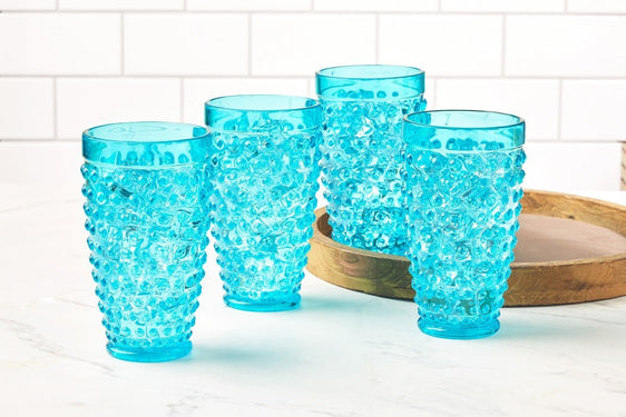 Pier-1-Emma-Aqua-Acrylic-18-oz-Drinking-Glasses,-Set-of-4-Drinkware-Sets