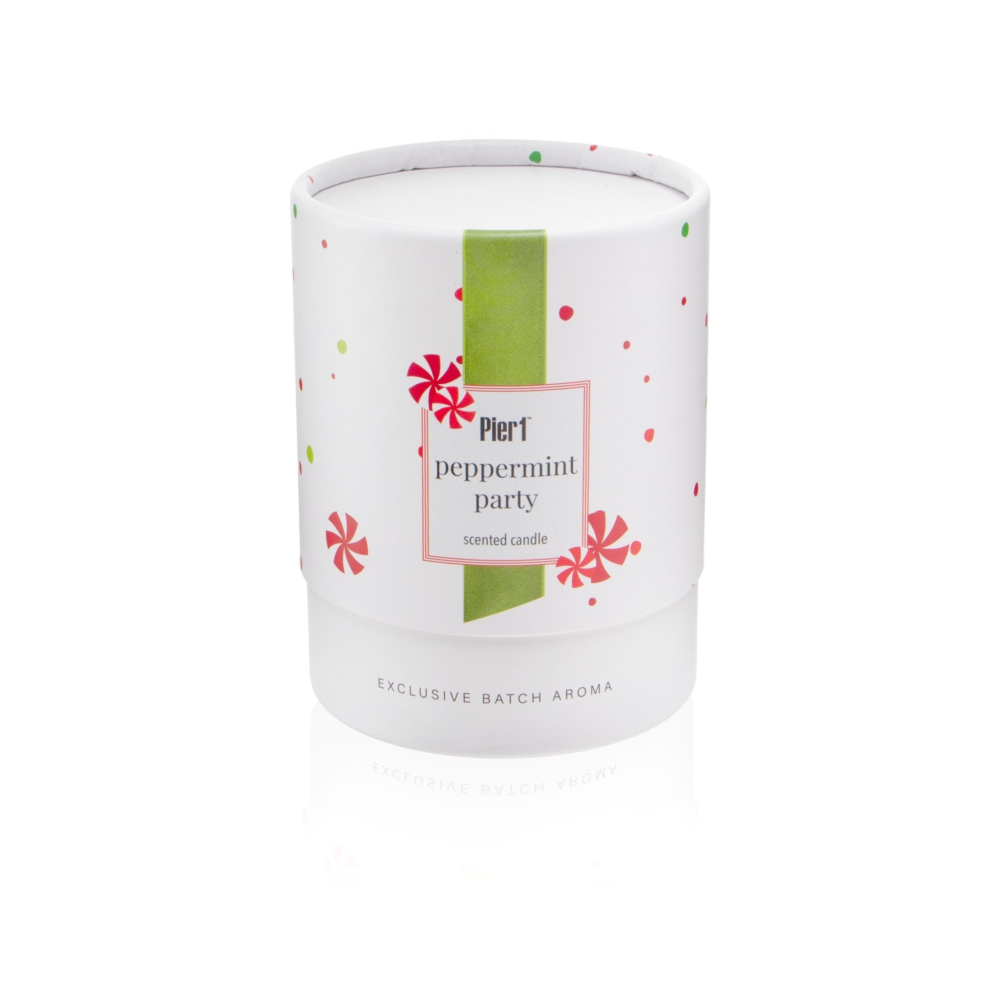 Pier 1 Peppermint Party 8oz Boxed Soy Candle - Jar Candles