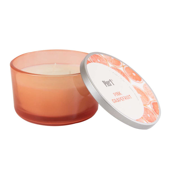 Pier-1-Pink-Grapefruit-Filled-3-Wick-14oz-Candle-3-Wick-Candles
