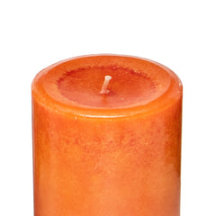 Pier 1 Pumpkin Spice 3x4" Mottled Pillar Candle - Pillar Candles