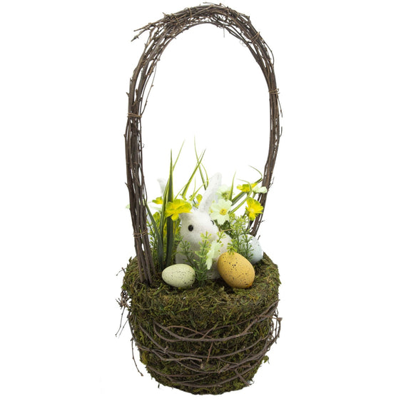 Pier 1 Twig Basket with Bunny -