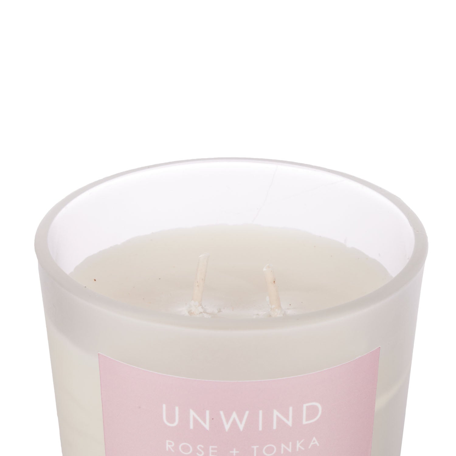 Pier 1 Unwind Rose & Tonka Aromatherapy 9.5 oz Candle - Jar Candles