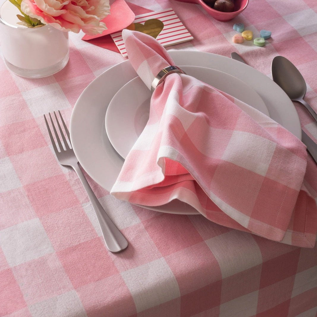 Pink Buffalo Check Tablecloth 60x120 - Tablecloths