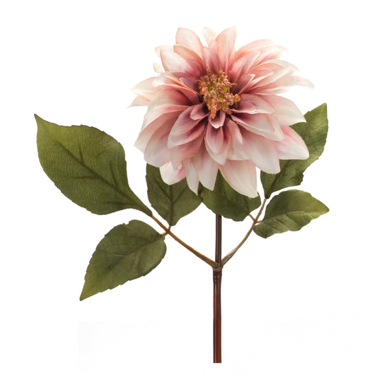 Pink-Dahlia-Flower-Stems,-Set-of-6-Faux-Florals