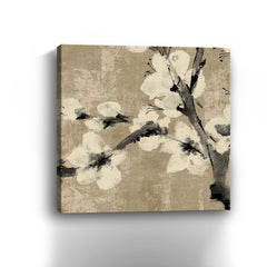 Plum Blossom I Neutral Canvas Giclee - Wall Art