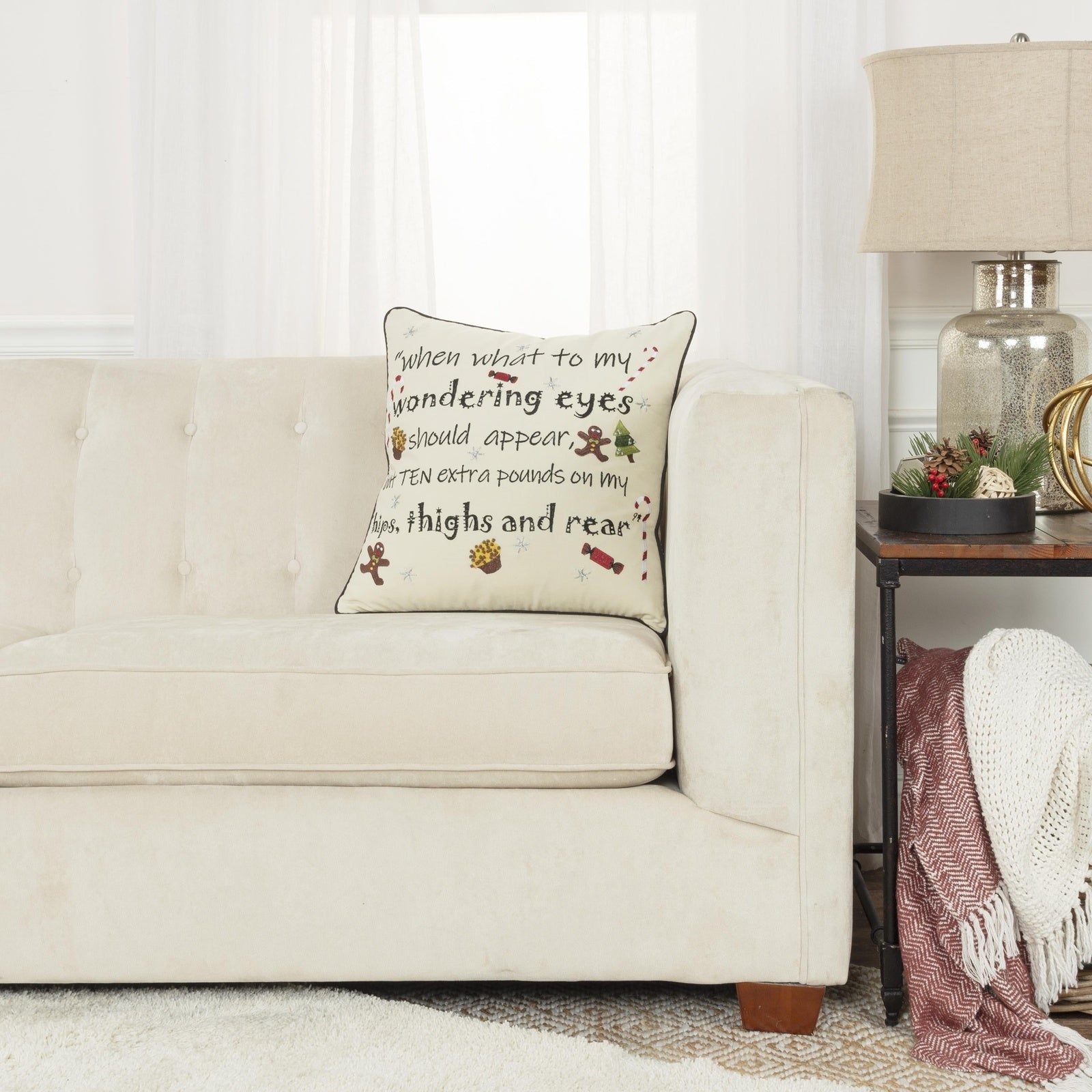 Print-And-Embroidery-Cotton-Duck-100%-Cotton-Sentiment-Pillow-Decorative-Pillows